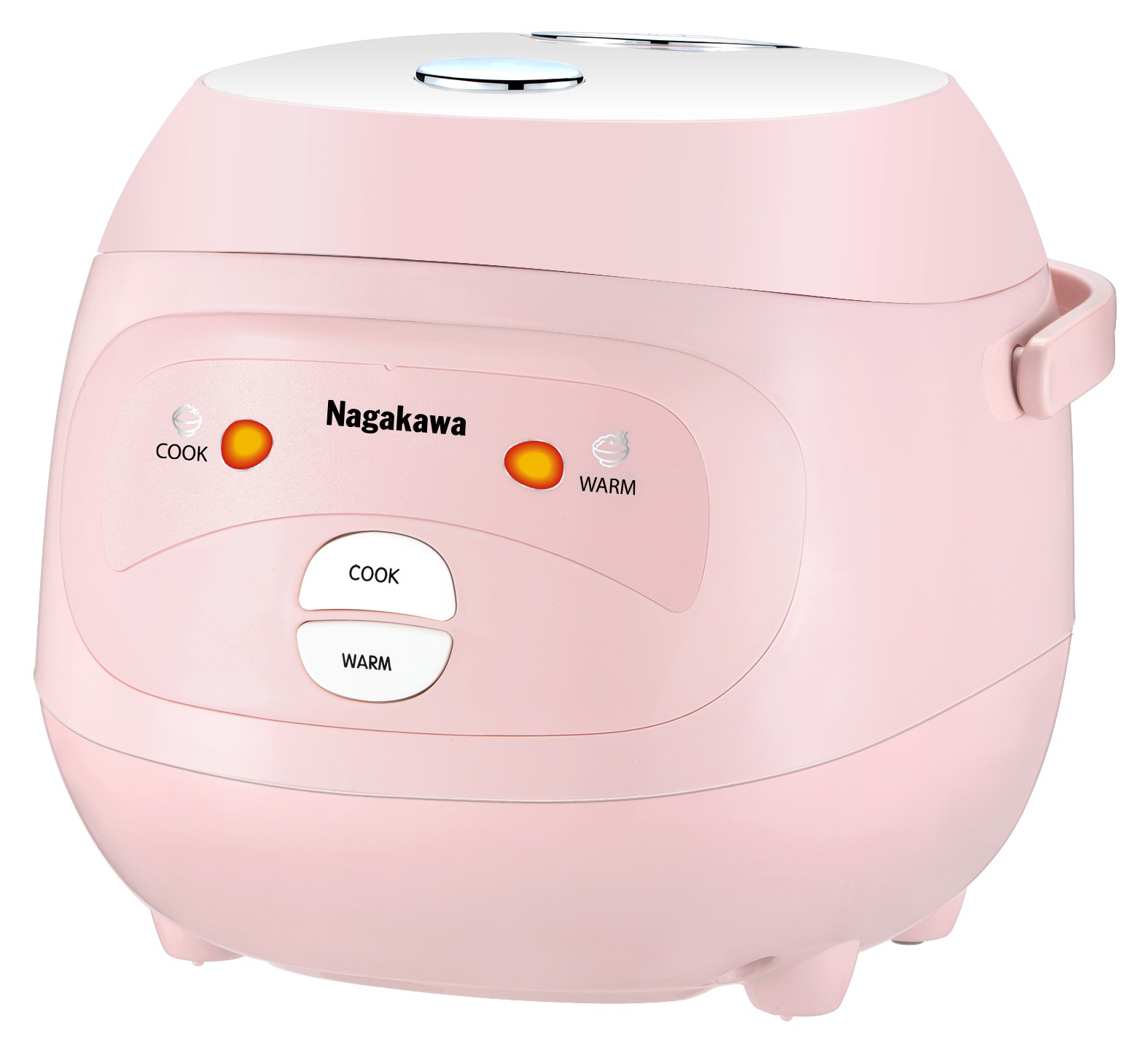 Nồi cơm điện Nagakawa 1.0 lít NAG0134 (hồng trắng)