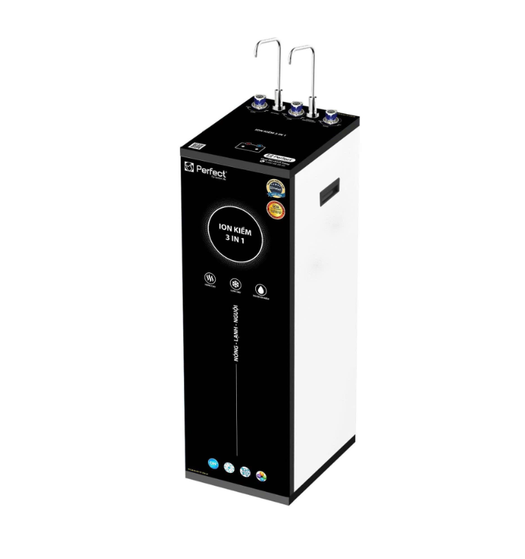Máy lọc nước khoáng kiềm 3 chế độ ECO nóng lạnh nguội tủ Slim P36S