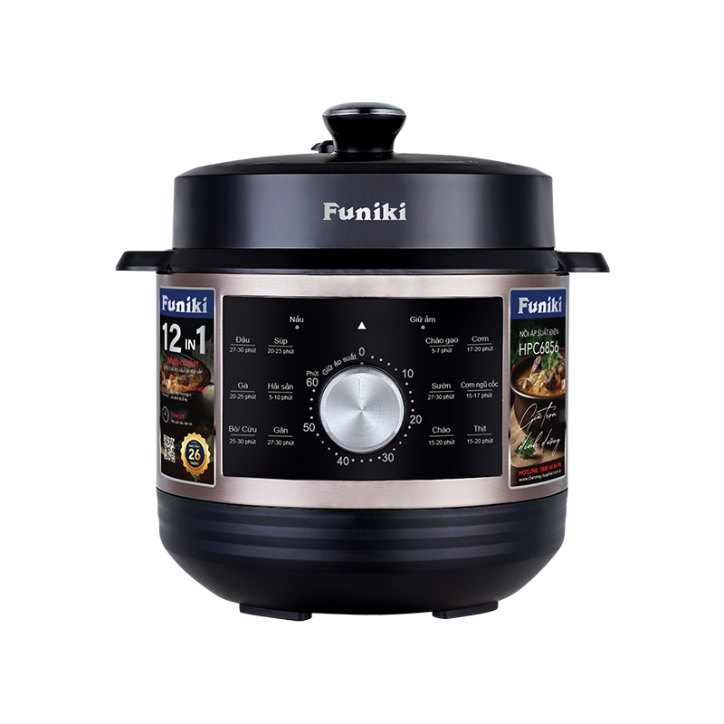 Nồi áp suất điện Funiki HPC6856 (6L-1000W)