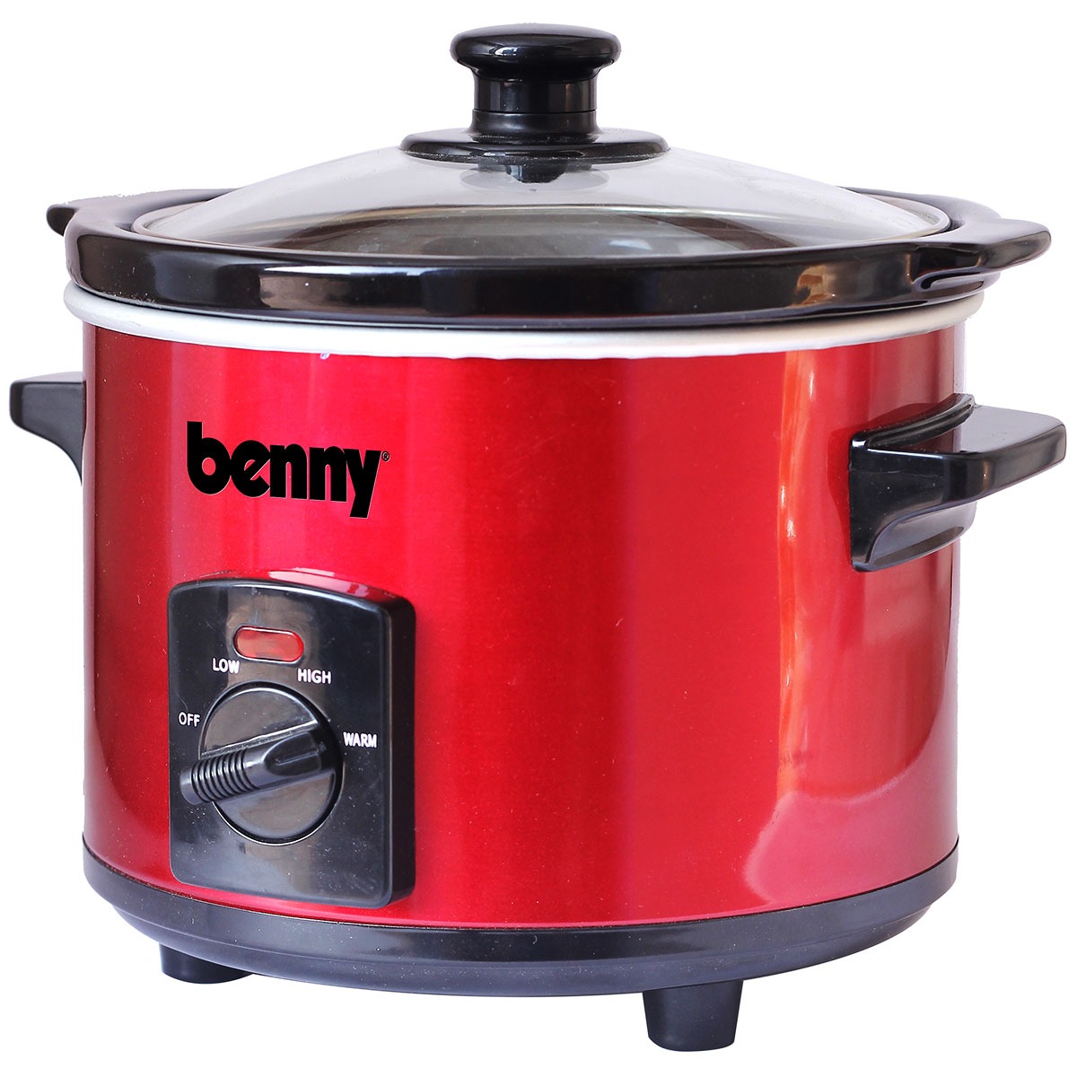 Nồi nấu chậm Benny BSL-25A (2.5L- màu Red- 200W)