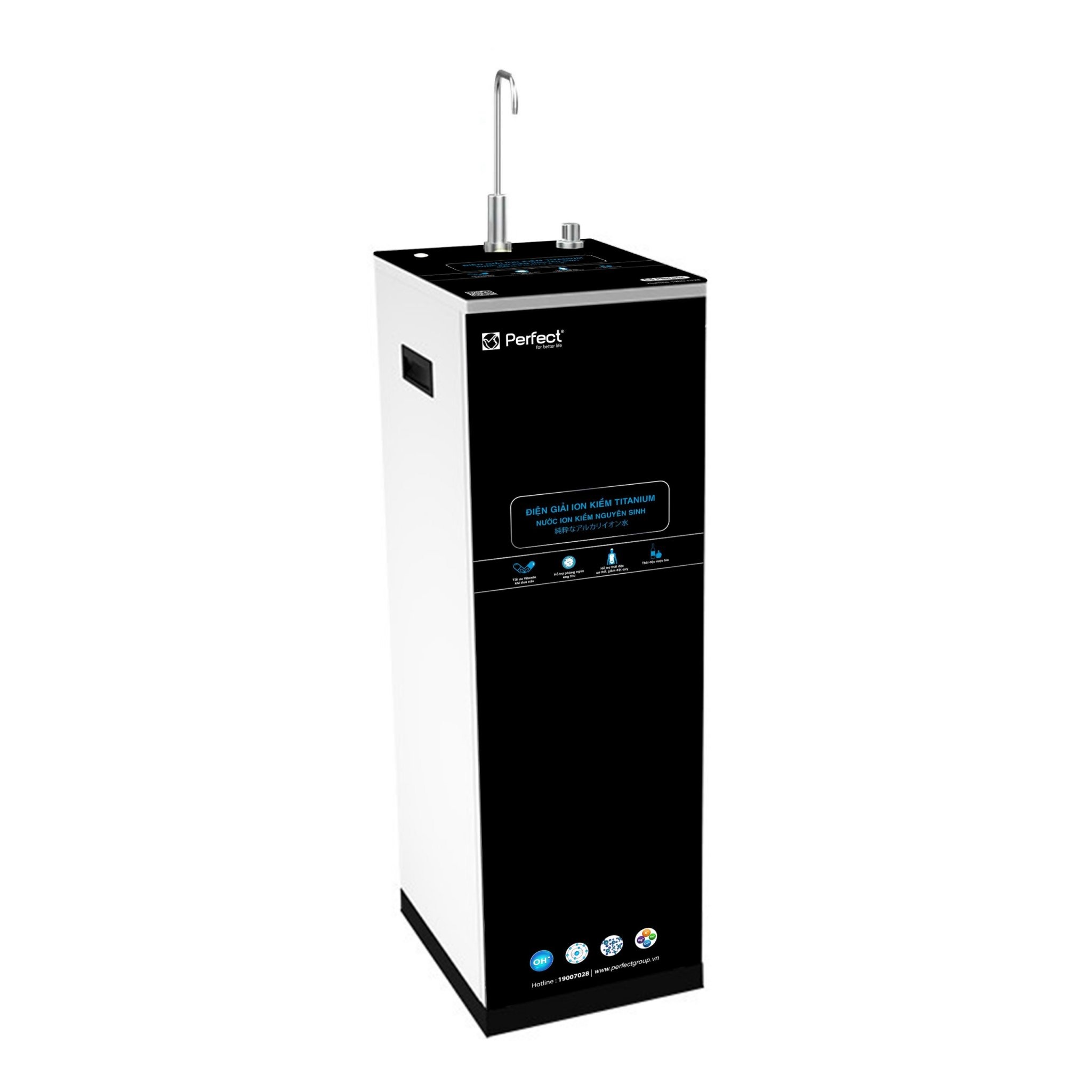 Máy lọc nước điện giải ion kiềm Perfect P 8Pro (6 lõi, 2 chế độ nước)