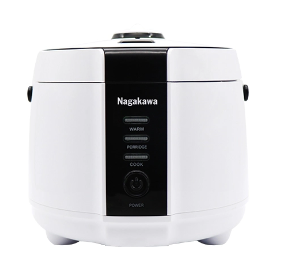 Nồi cơm điện Nagakawa NAG0131 (1.2L- màu đen trắng)