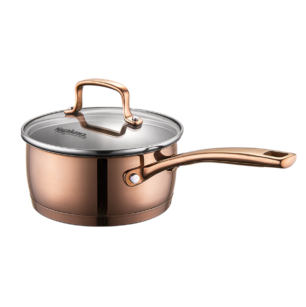 Nồi inox 304 đa đáy cán dài Nagakawa NAG1358-16 (16cm)