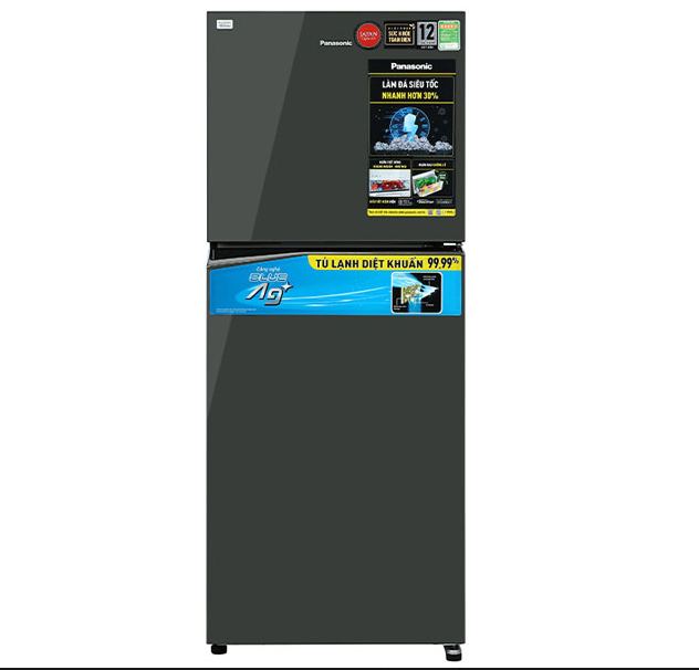 Tủ lạnh Pana NR-TL351VGMV (2 cánh-326L- Inverter-màu đen- ngăn đá trên)