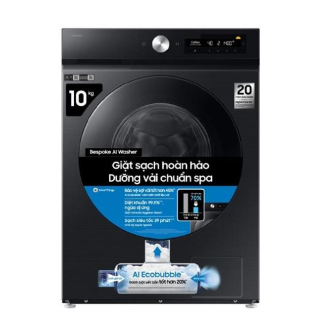 Máy giặt Samsung 10 Kg WW10DB7U34GBSV (Cửa ngang)