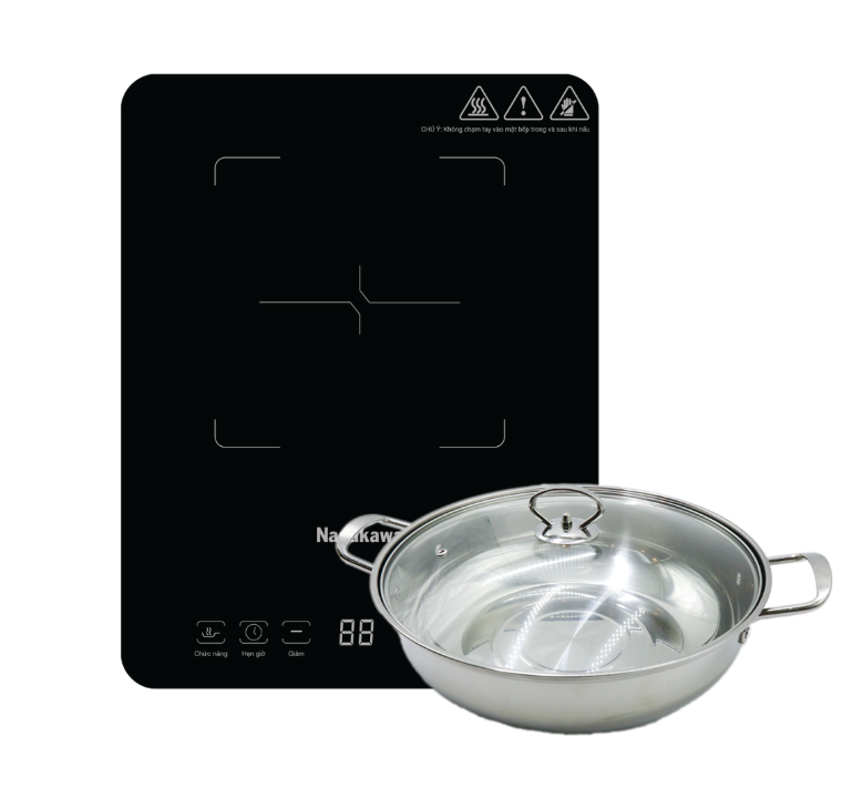Bếp từ đơn Nagakawa NAG0714 (2000W-kèm bát lẫu)