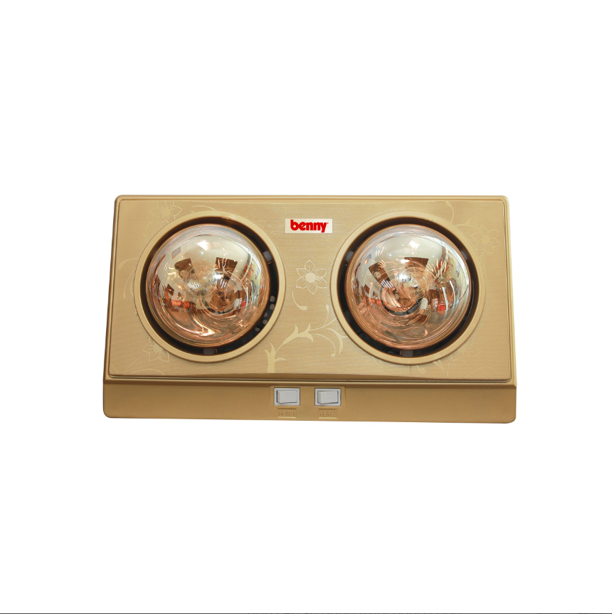 Đèn sưởi nhà tắm Benny BHT022X - 2 bóng