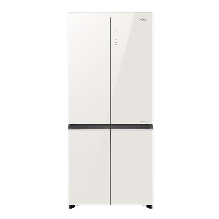 Tủ lạnh Aqua AQR-M600XA(GC) (Inverter- 4 cánh- ngăn đá dưới- khử mùi, lọc không khí- 529L)