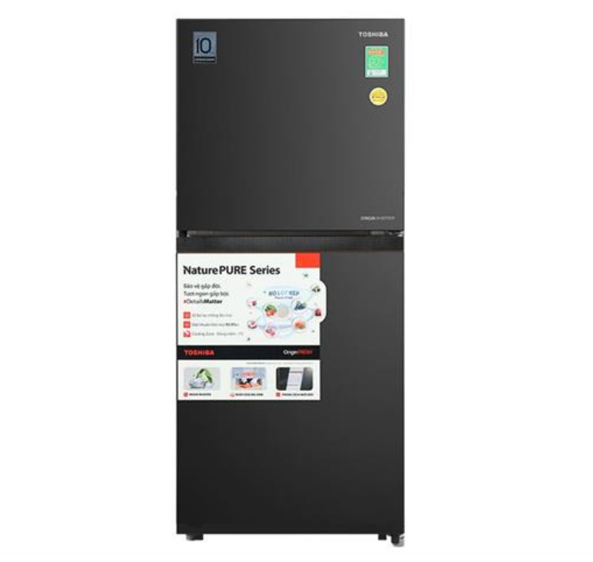 Tủ lạnh Toshiba GR-RT236WE-PMV(68) (2 cánh- ngăn đá trên- 182L)