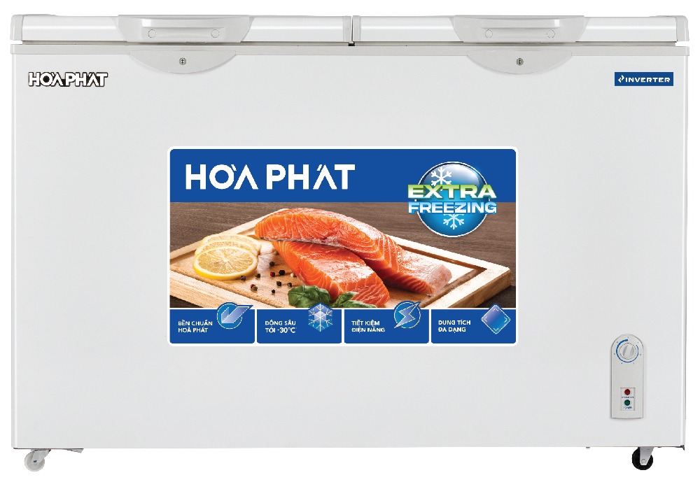 Tủ đông Hòa Phát 330 lít HPF BD6330 ( 2 ngăn, 2 cánh, dàn đồng)