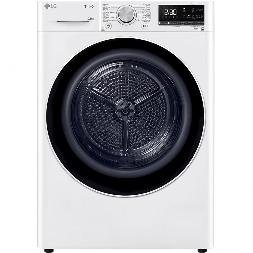 Máy sấy bơm nhiệt LG 10.5 Kg DVHP50W