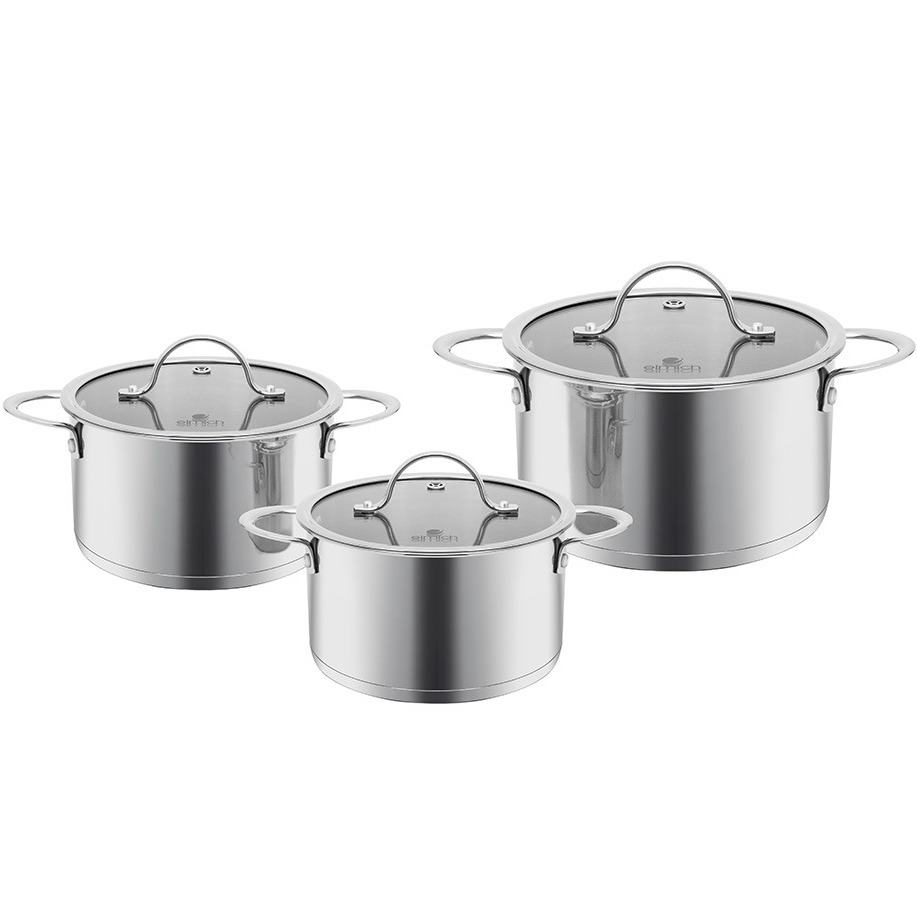 Bộ nồi Inox 304 Impact Bonding EL-2481 (3C- Phi 16,20,22)