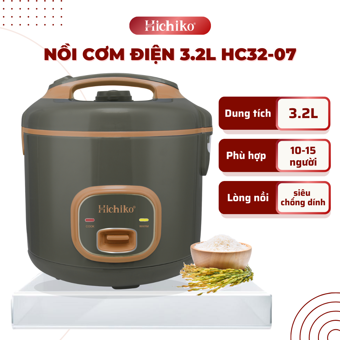 Nồi cơm điện Hichiko 3.2 lít HC32-07