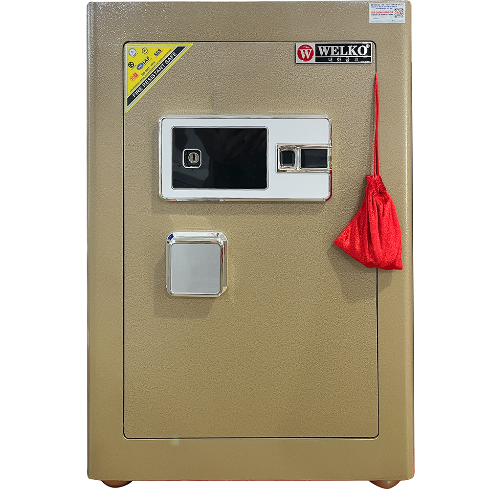 Két sắt Welko VT65 (khóa vân tay- điện tử- có App)