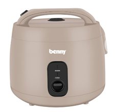 Nồi cơm điện Benny 1.8 lít BR-18PO (màu nâu cafe)