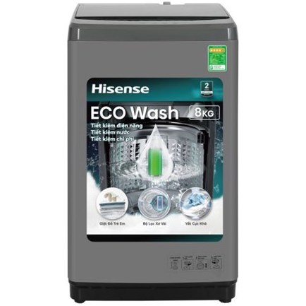 Máy giặt Hisense 8 Kg WTZQ8012UT