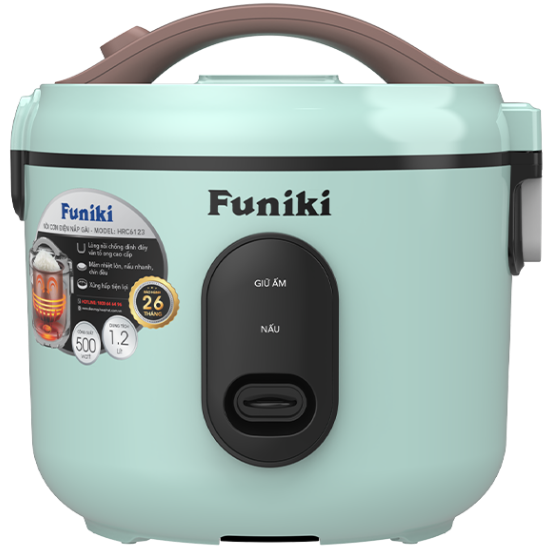Nồi cơm điện Funiki 1.2 lít HRC6123