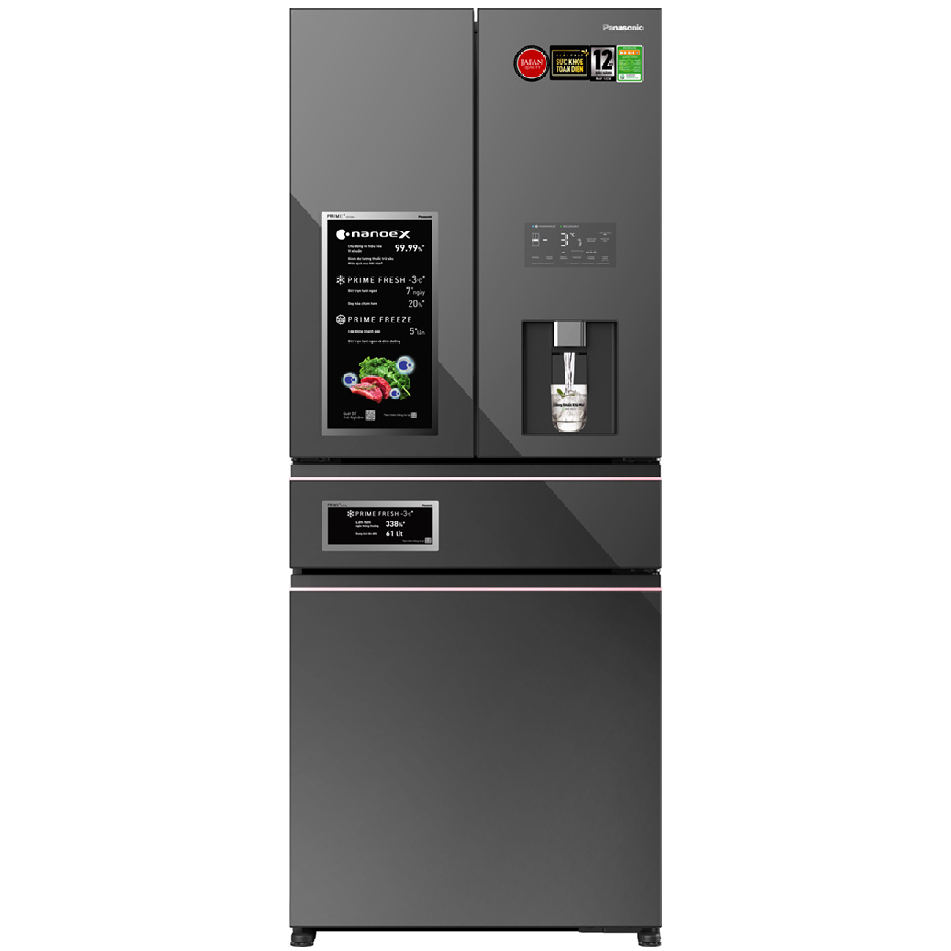 Tủ lạnh Panasonic 540 lít NR-YW590YMMV (4 cánh)