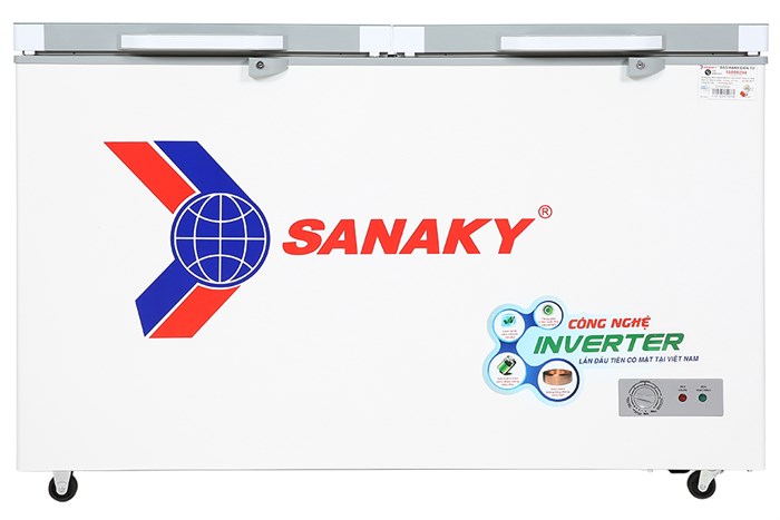 Tủ đông Sanaky 305 lít VH-4099A4K (1 ngăn, 2 cánh, dàn đồng)