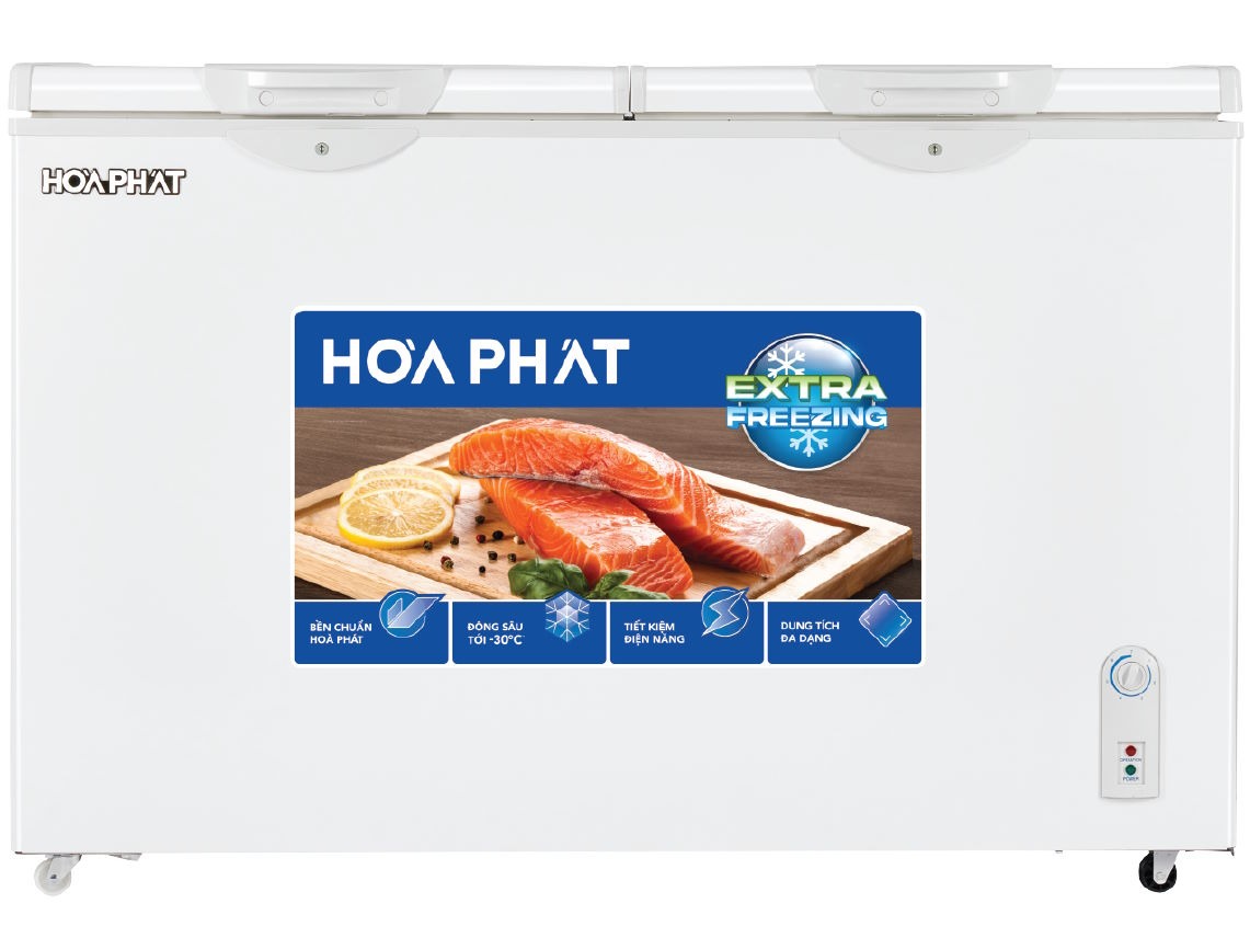 Tủ đông Hòa Phát 295 lít HPF BD6295 (2 ngăn, 2 cánh, dàn đồng )