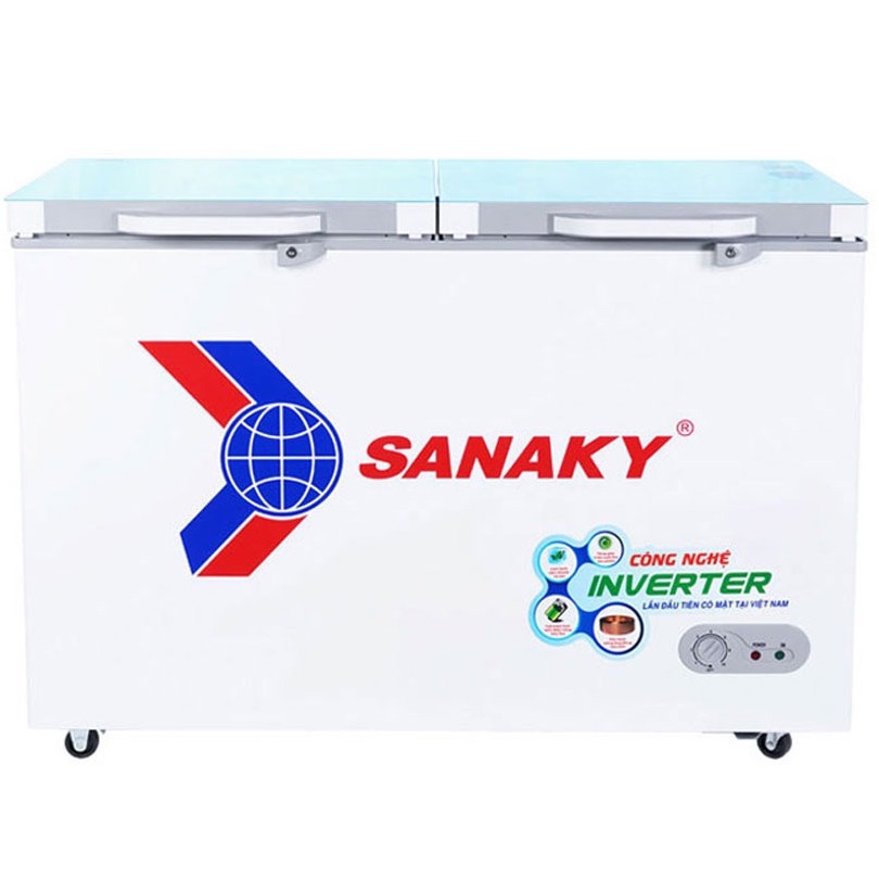 Tủ đông Sanaky 270 lít VH-3699A4KD (1 ngăn, 2 cánh, dàn đồng)