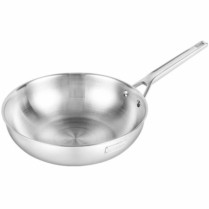 Chảo xào Inox cao cấp 3 lớp đáy liền Elmich Tri-max EL-2826 (Phi 26)