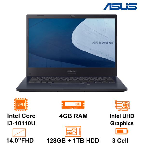 Laptop Asus P2451FA-EK3342, Core i3-10110U 4GB/128GB SSD/14.0''