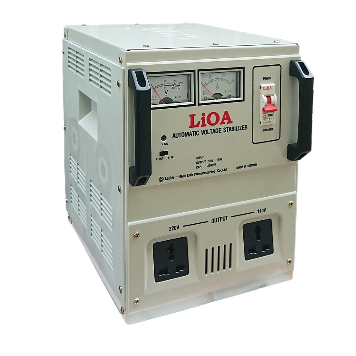 Máy ổn áp tự động Lioa DRII-3.000II (50V- 250V)