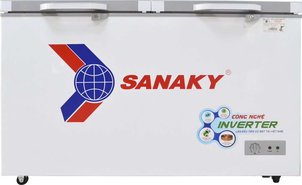 Tủ đông Sanaky 270 lít VH-3699A4K (1 ngăn, 2 cánh)