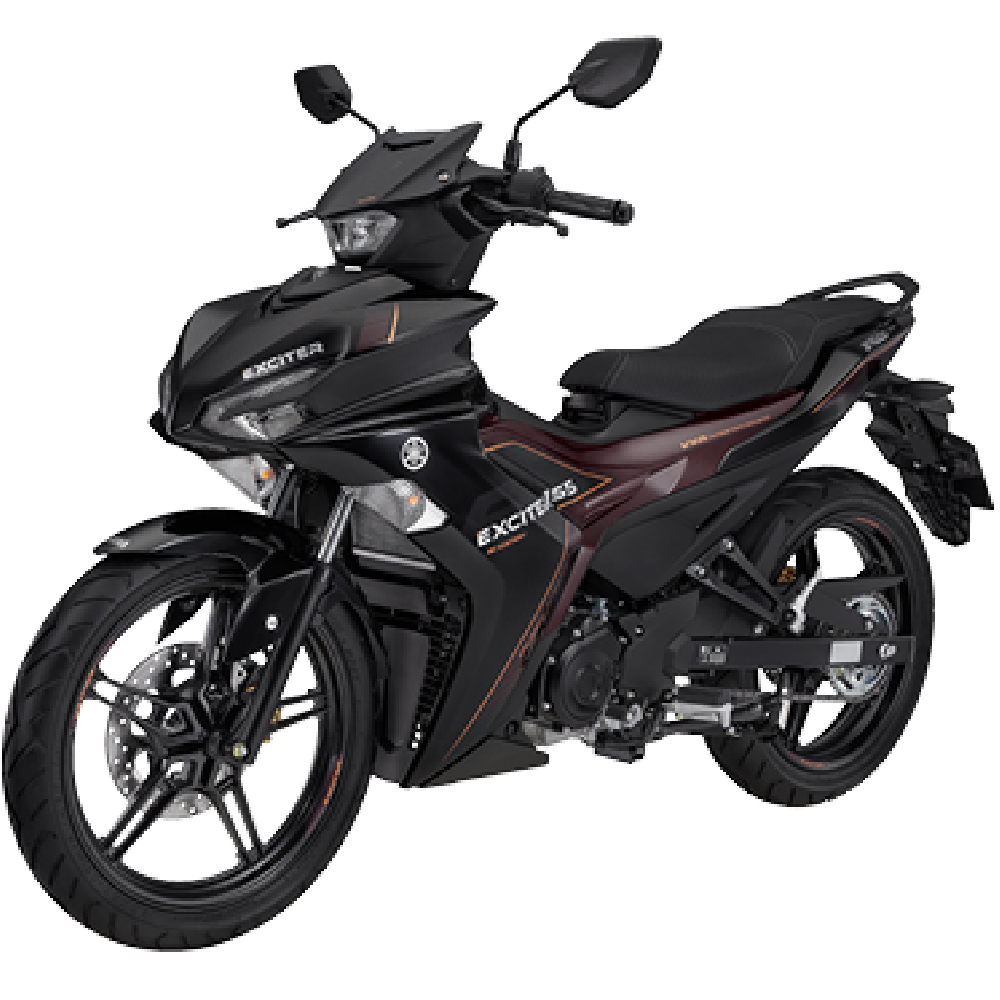 Xe máy Yamaha Exciter 155 VVA (Đen - Nâu)