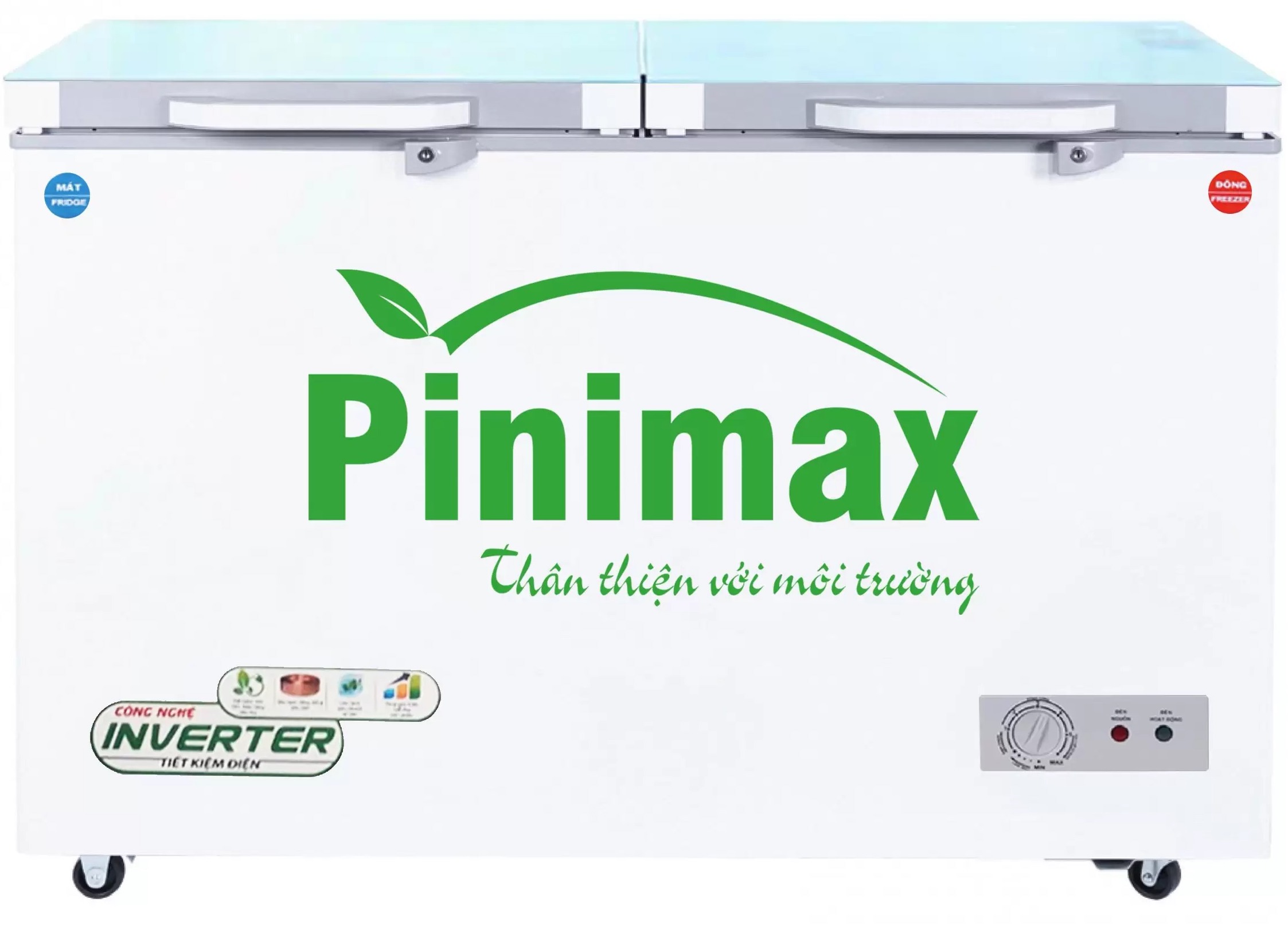 Tủ đông Pinimax 260 lít PNM-39W4KD (2 ngăn 2 cánh)