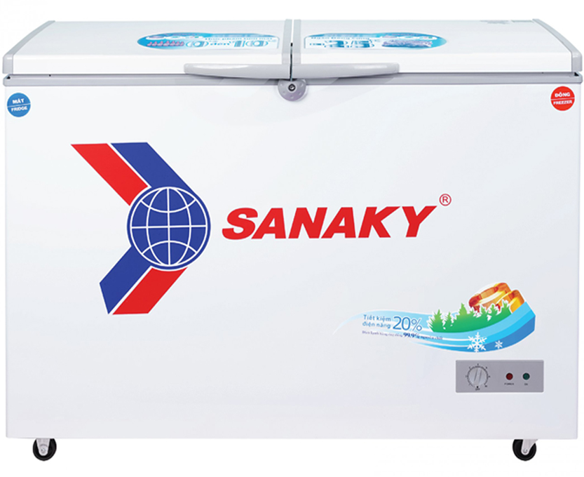 Tủ đông Sanaky 260 lít VH-3699W1 (2 ngăn, 2 cánh)