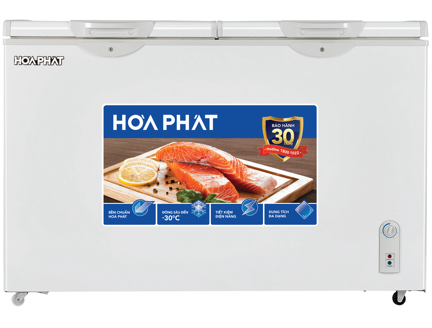 Tủ đông Hòa Phát 352 lít HPF AN6352 (1 ngăn, 2 cánh)